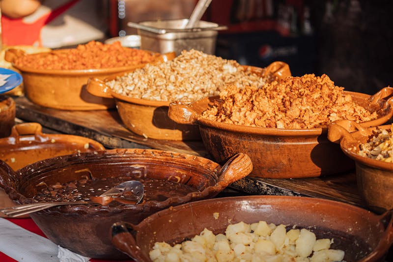 Fresh catering dishes prepared by Cafe Rio