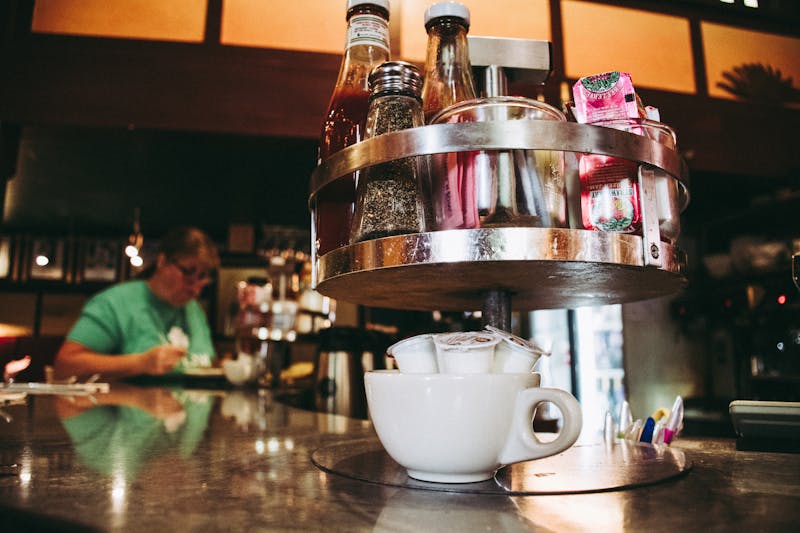 Coffee and tea station